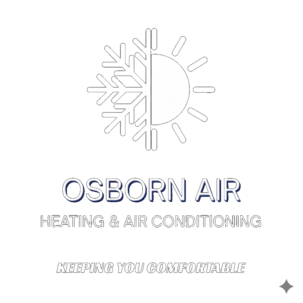 Osborn Air Bullard , TX Logo White